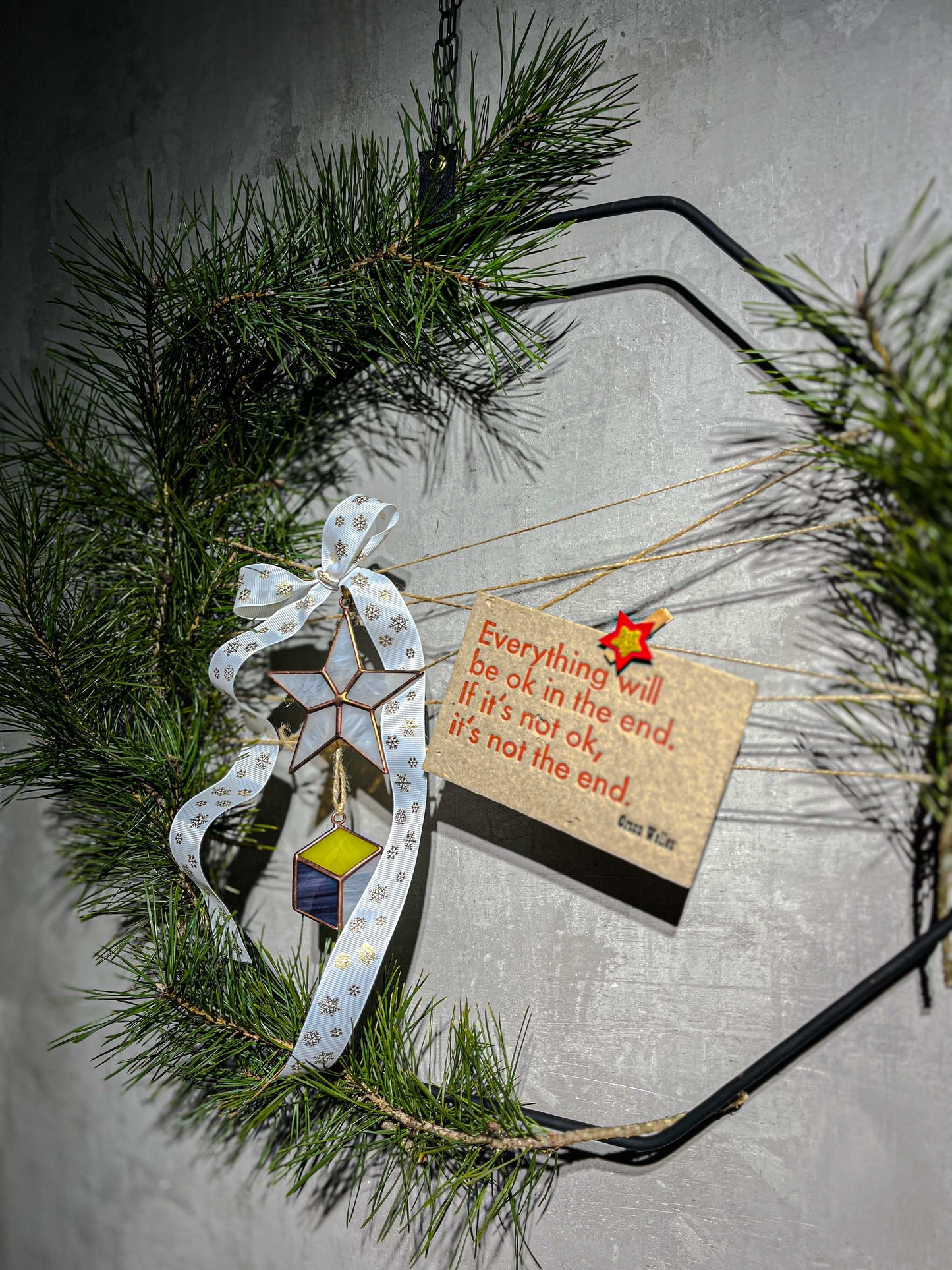 Geometric Christmas Wheat