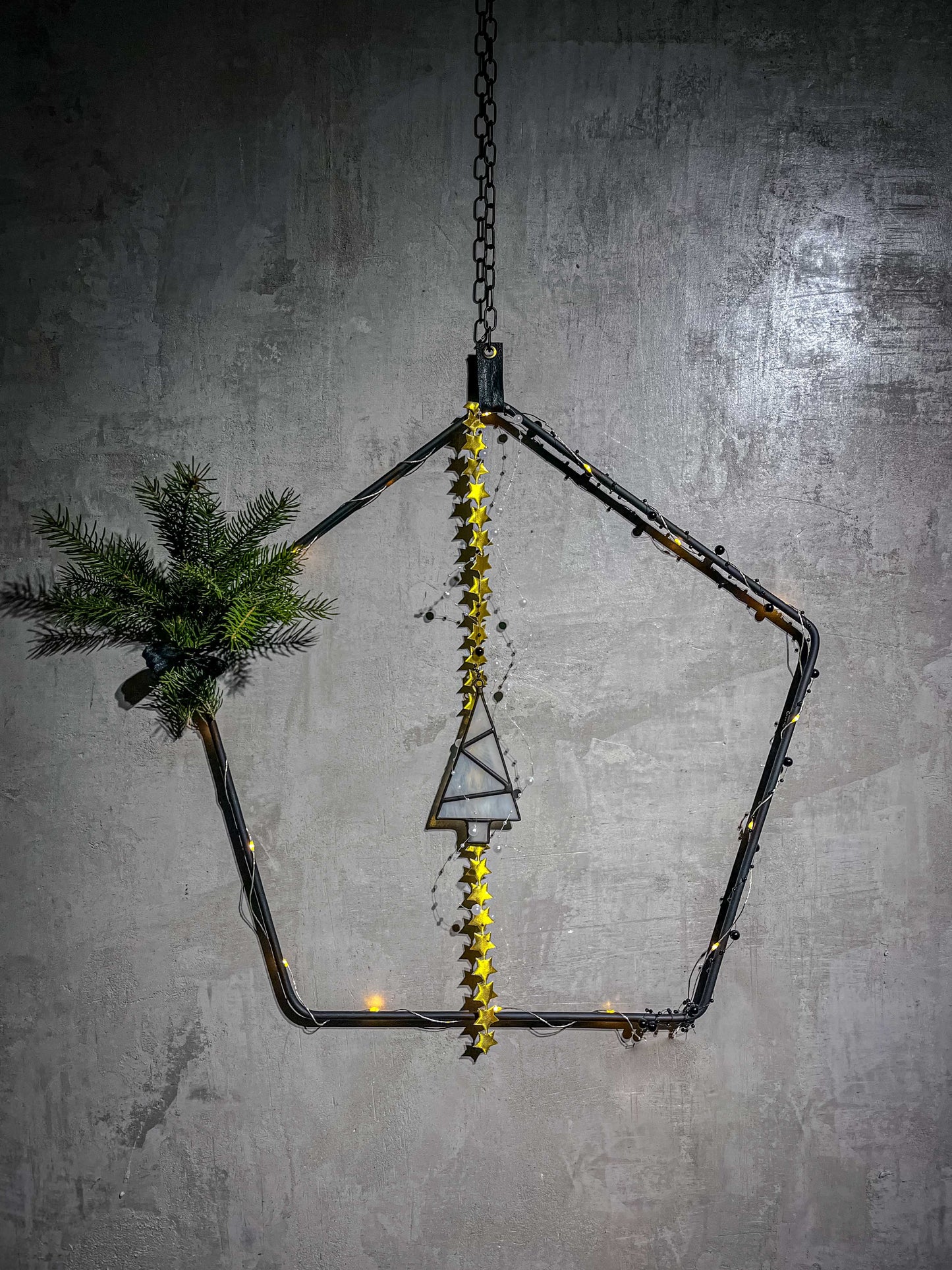 Geometric Christmas Wheat