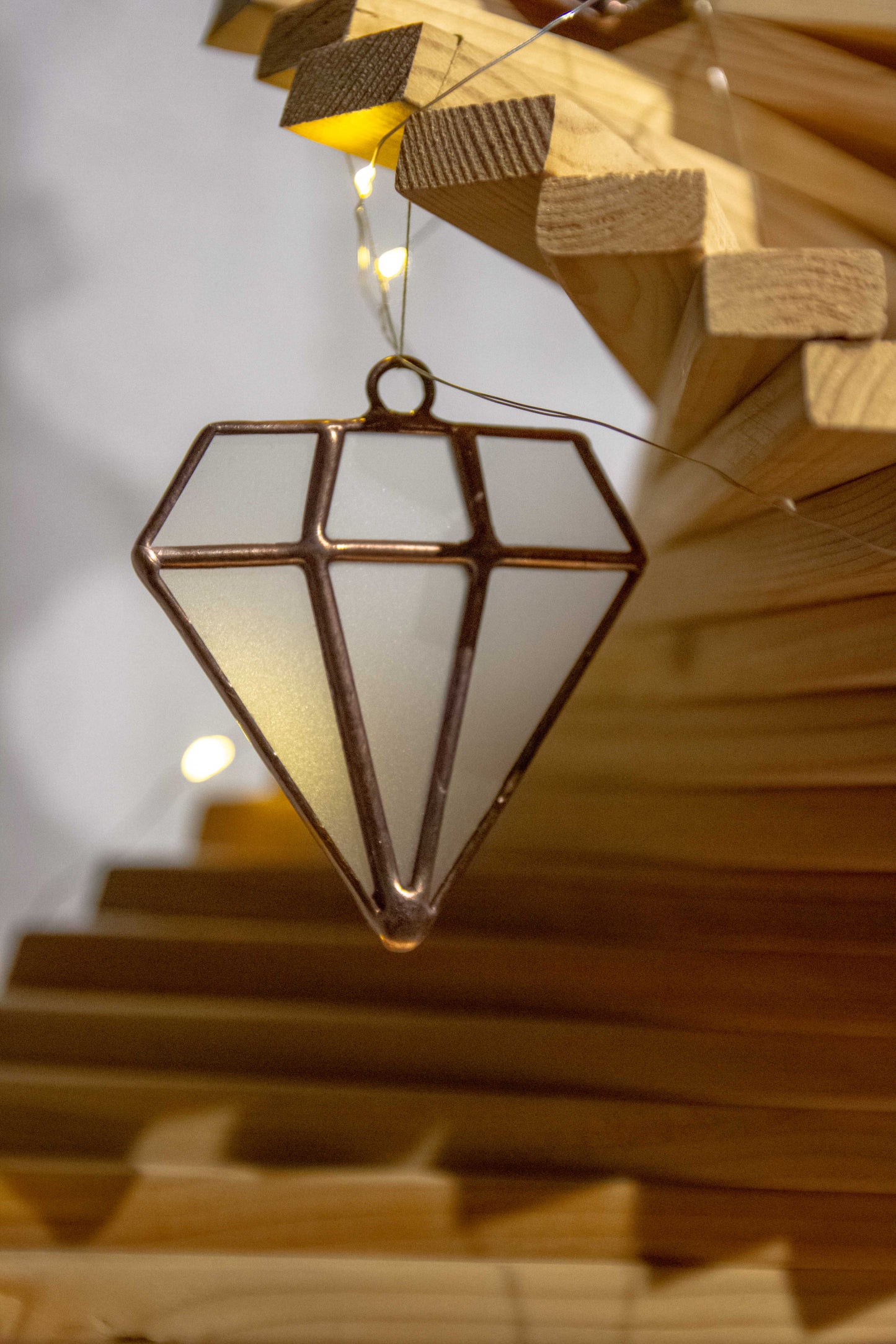 Christmas Geometric Glass Toys