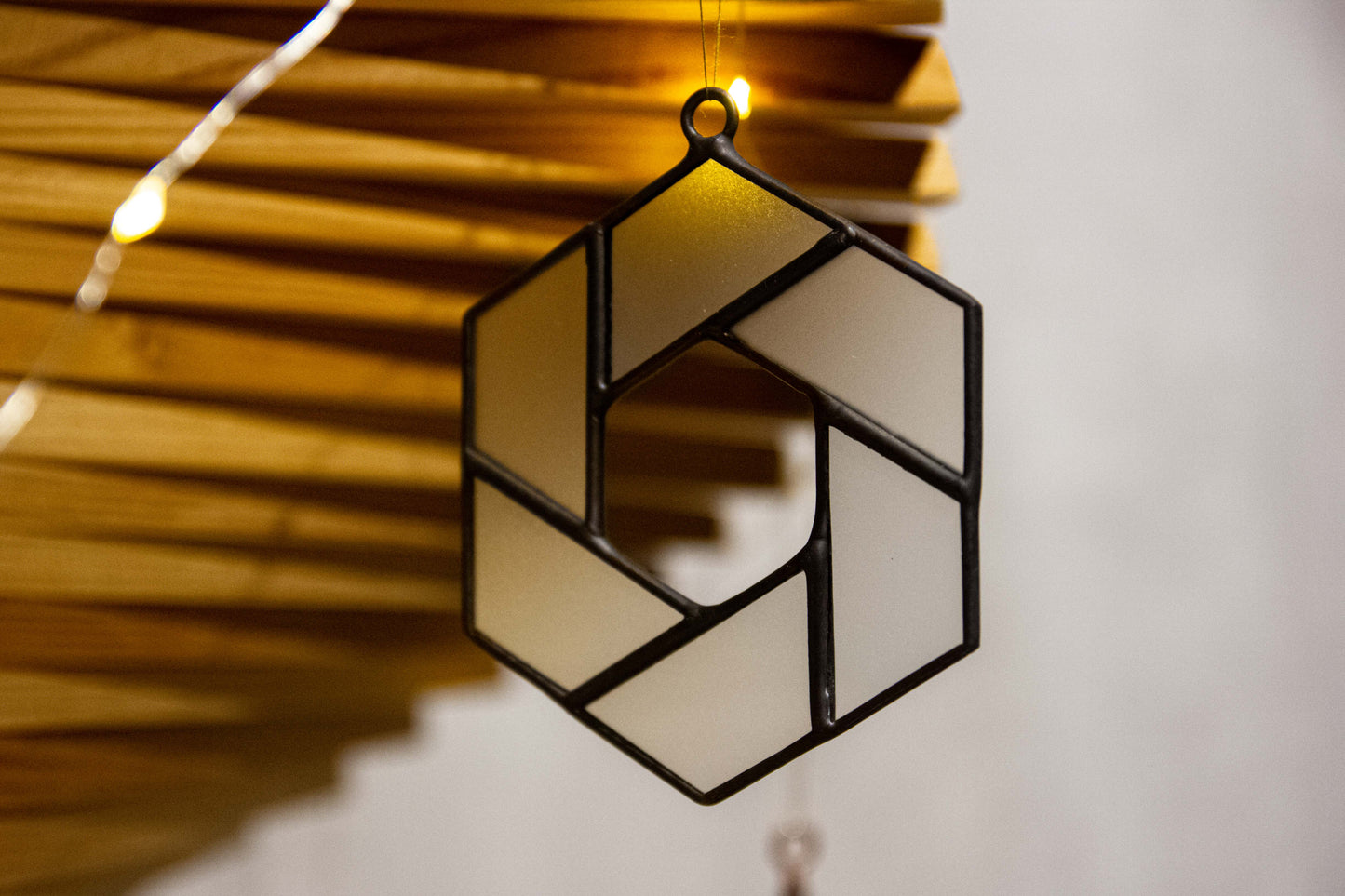 Christmas Geometric Glass Toys