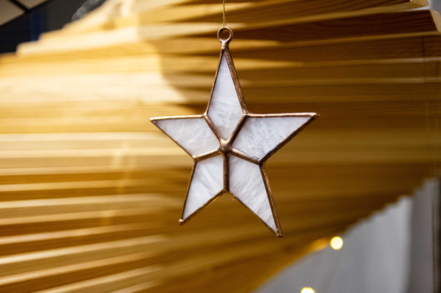 Christmas Geometric Glass Toys