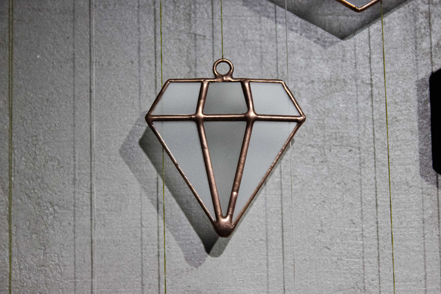 Christmas Geometric Glass Toys