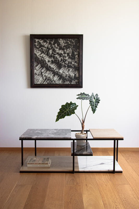 Wood Stone Table