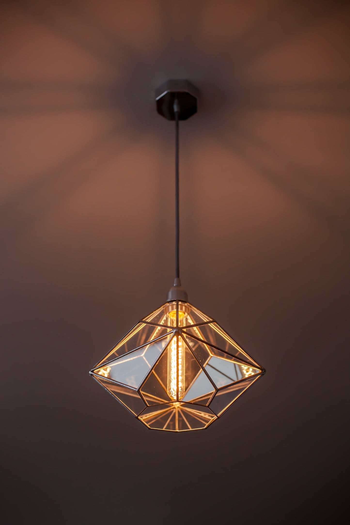 Triakis Octahedron Big Geometric Chandelier