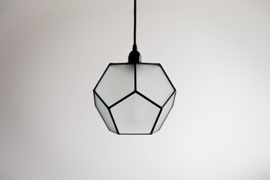 Dodecahedron Matt Glass Chandelier