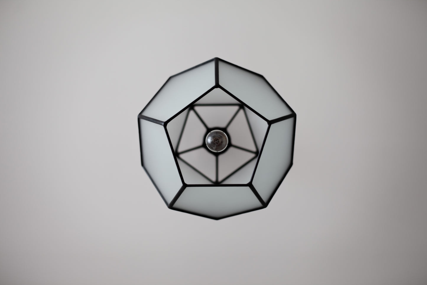Dodecahedron Matt Glass Chandelier