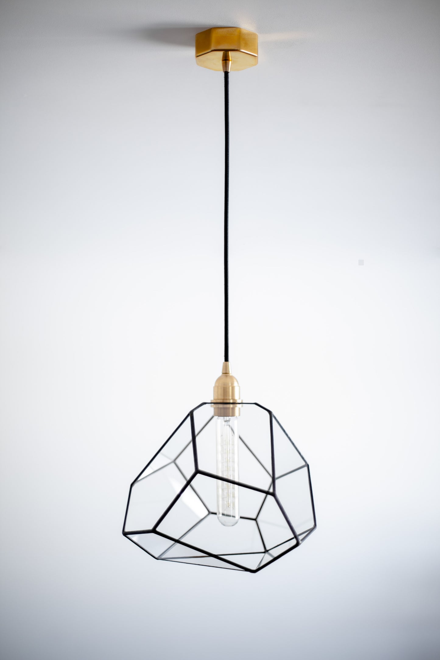 Spatial Crystallising Glass Chandelier