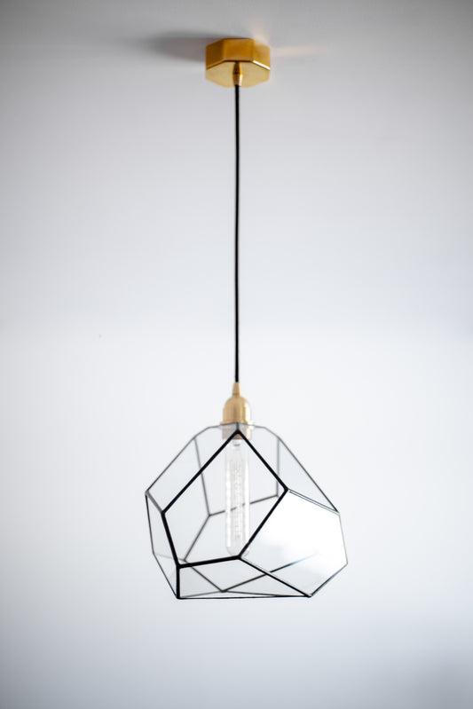 Spatial Crystallising Glass Chandelier