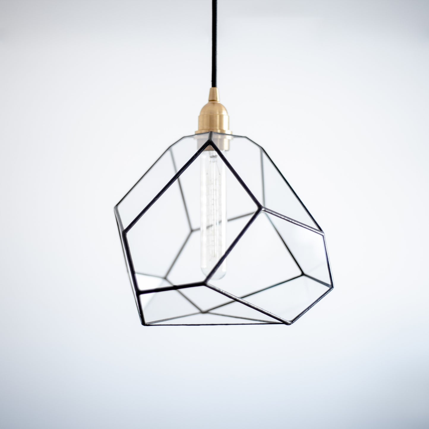 Spatial Crystallising Glass Chandelier