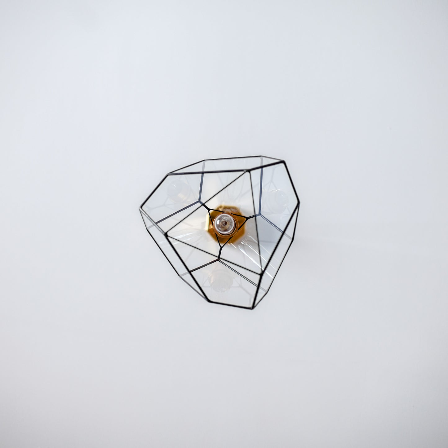 Spatial Crystallising Glass Chandelier