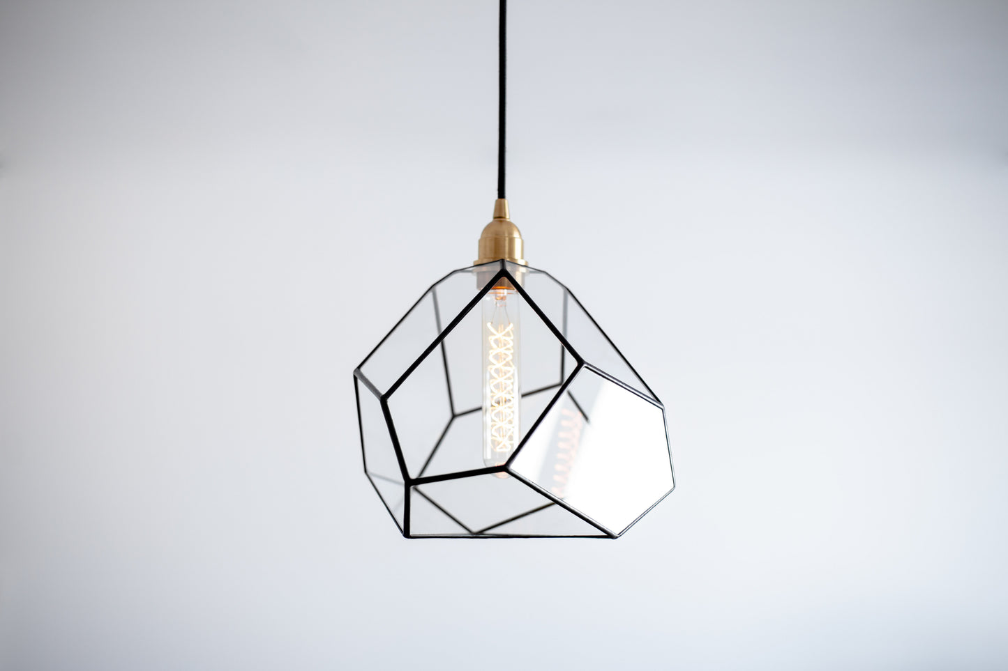 Spatial Crystallising Glass Chandelier