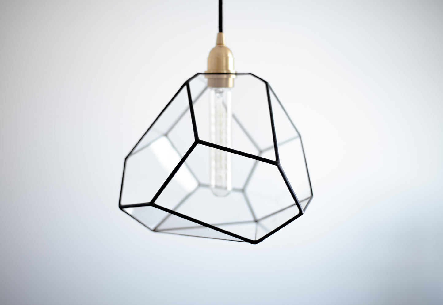 Spatial Crystallising Glass Chandelier