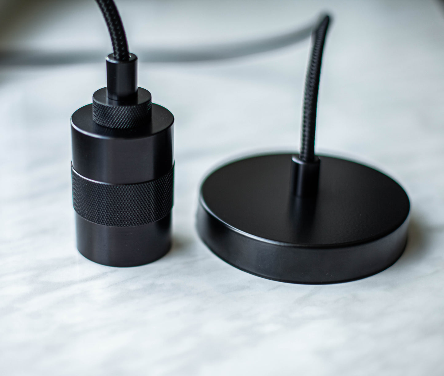 Black Anodized Modern Pendant Lamp