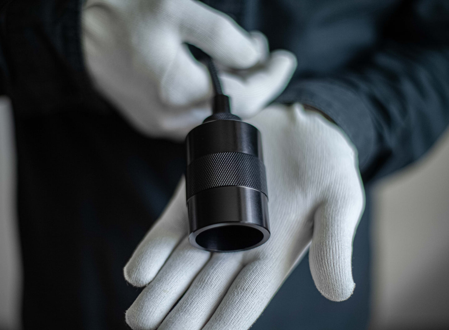 Black Anodized Modern Pendant Lamp