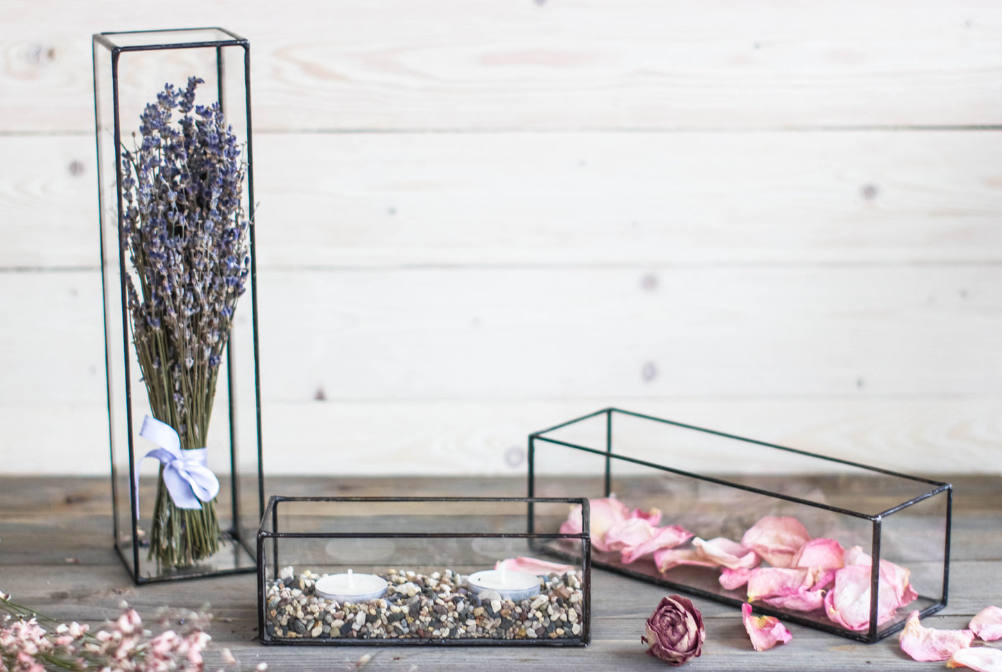 Rectangular Candle Holders Family Set