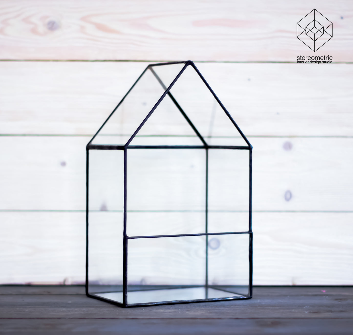 Big Glass House Planter