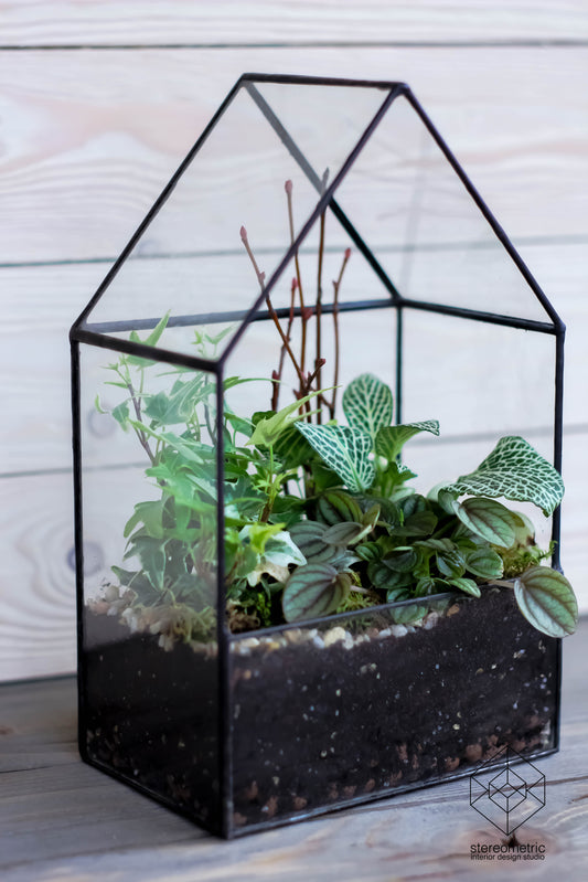 Big Glass House Planter