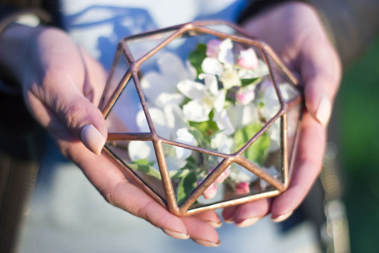 Big Diamond Glass Geometric Terrarium