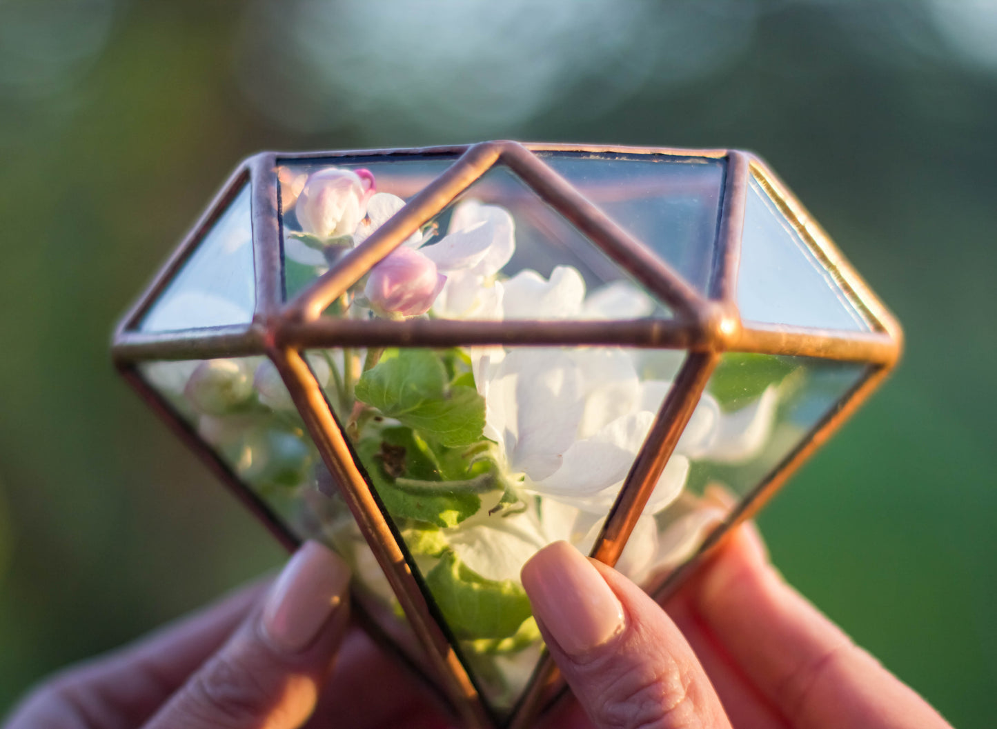 Big Diamond Glass Geometric Terrarium
