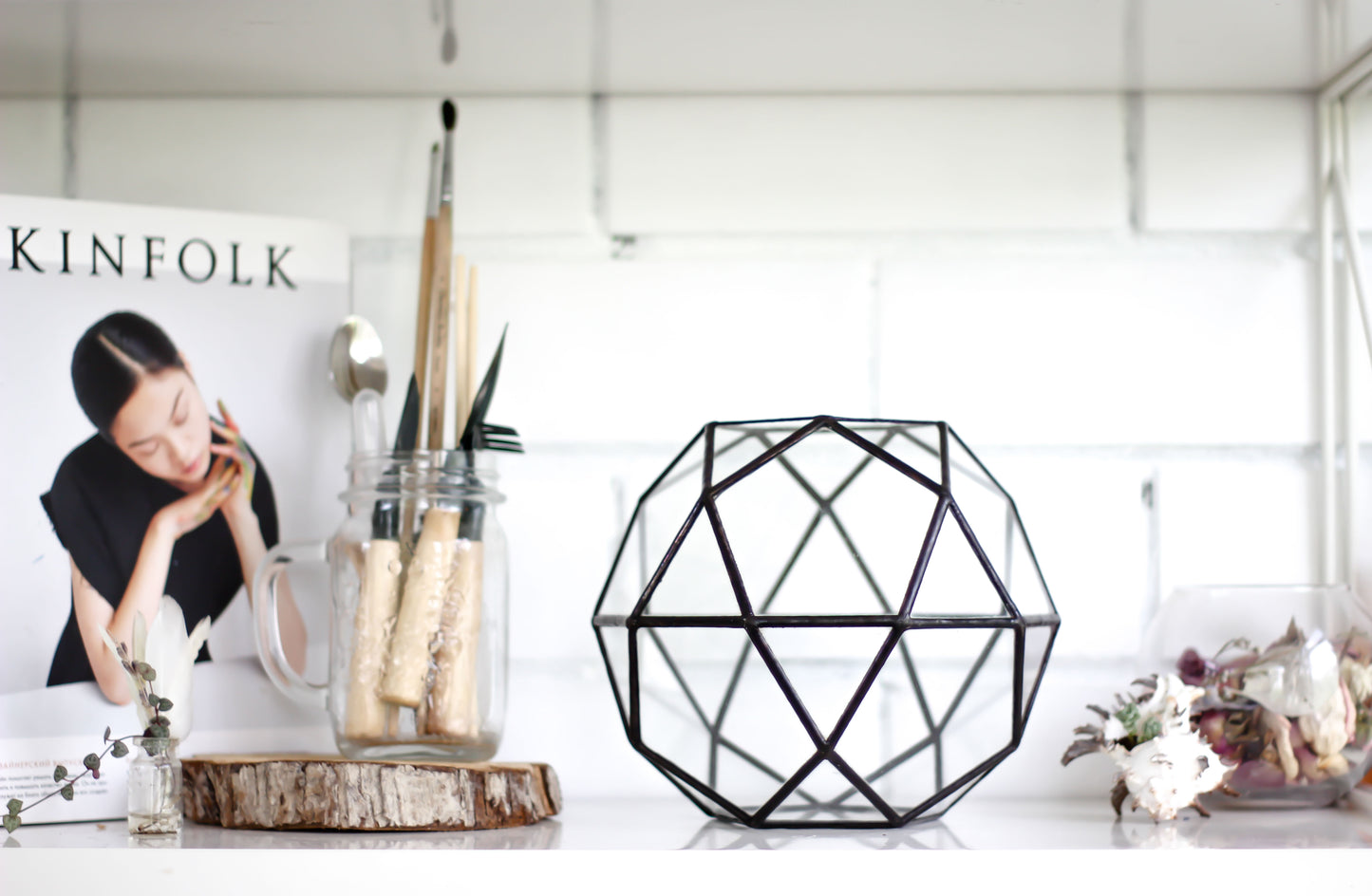 Icosidodecahedron Geometric Terrarium