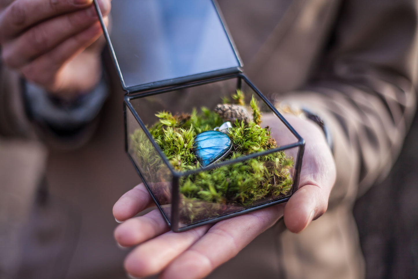 Jewerly Glass Box / Square