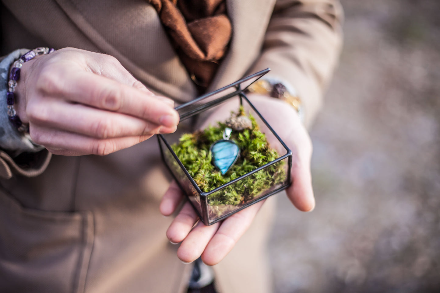 Jewerly Glass Box / Square