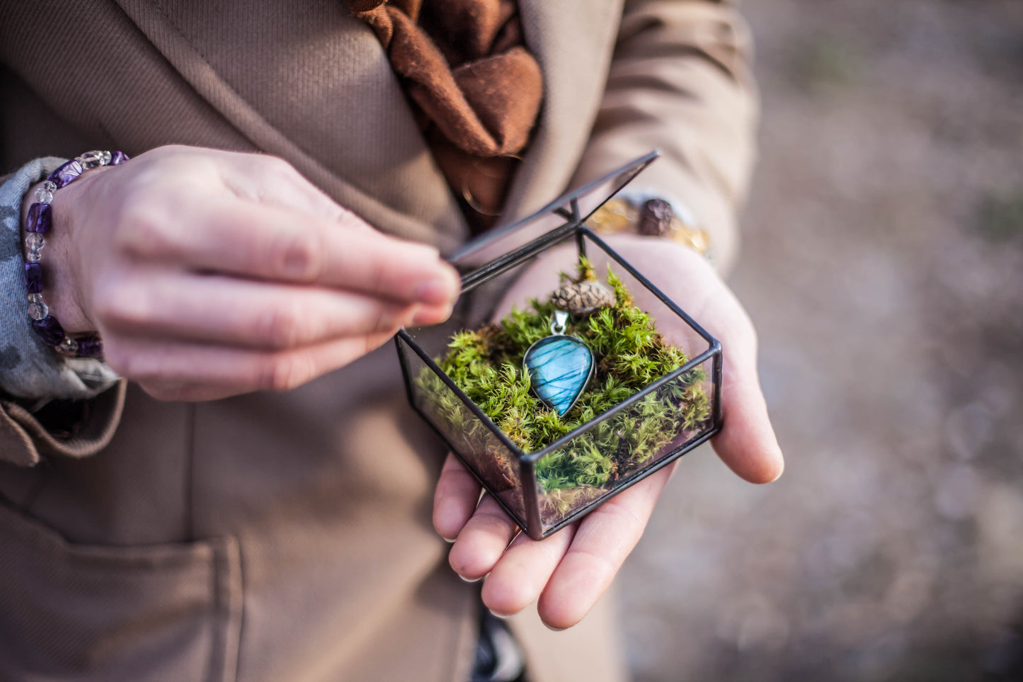 Jewerly Glass Box / Square