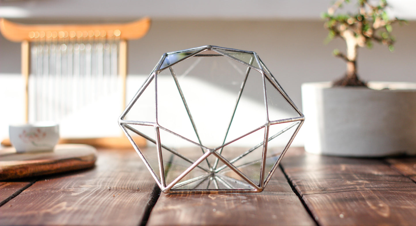 Big Diamond Glass Geometric Terrarium