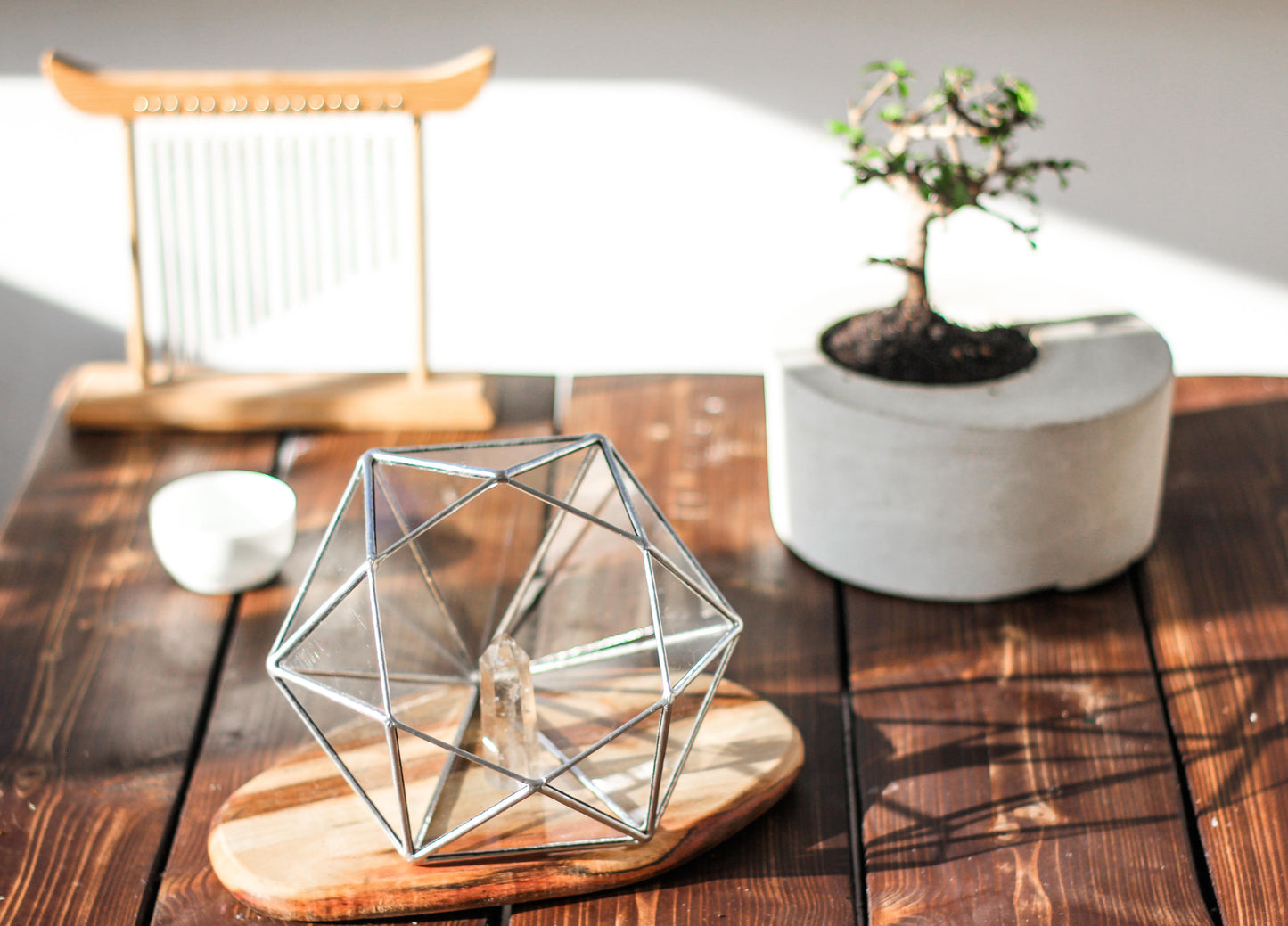 Big Diamond Glass Geometric Terrarium
