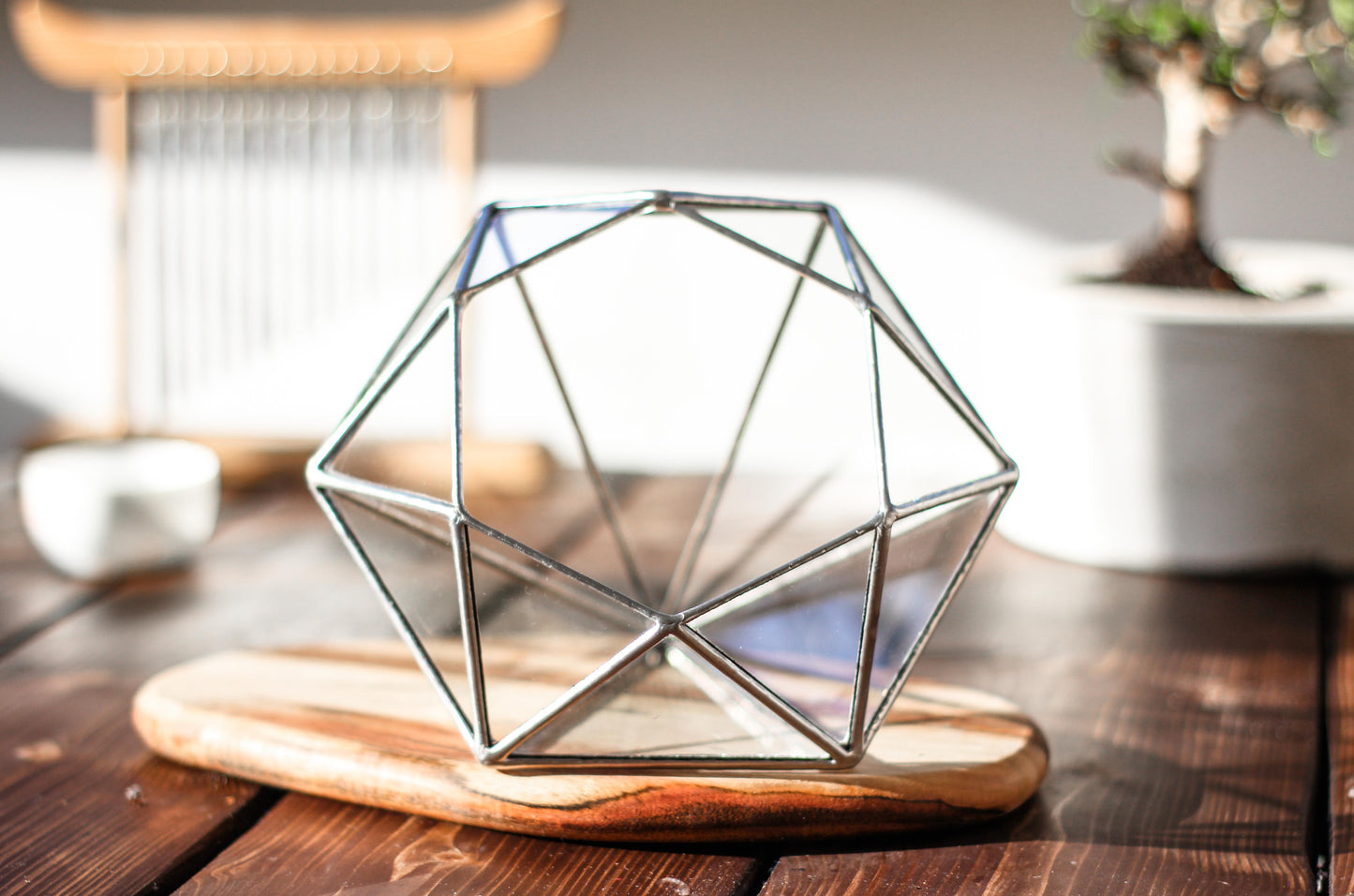 Big Diamond Glass Geometric Terrarium