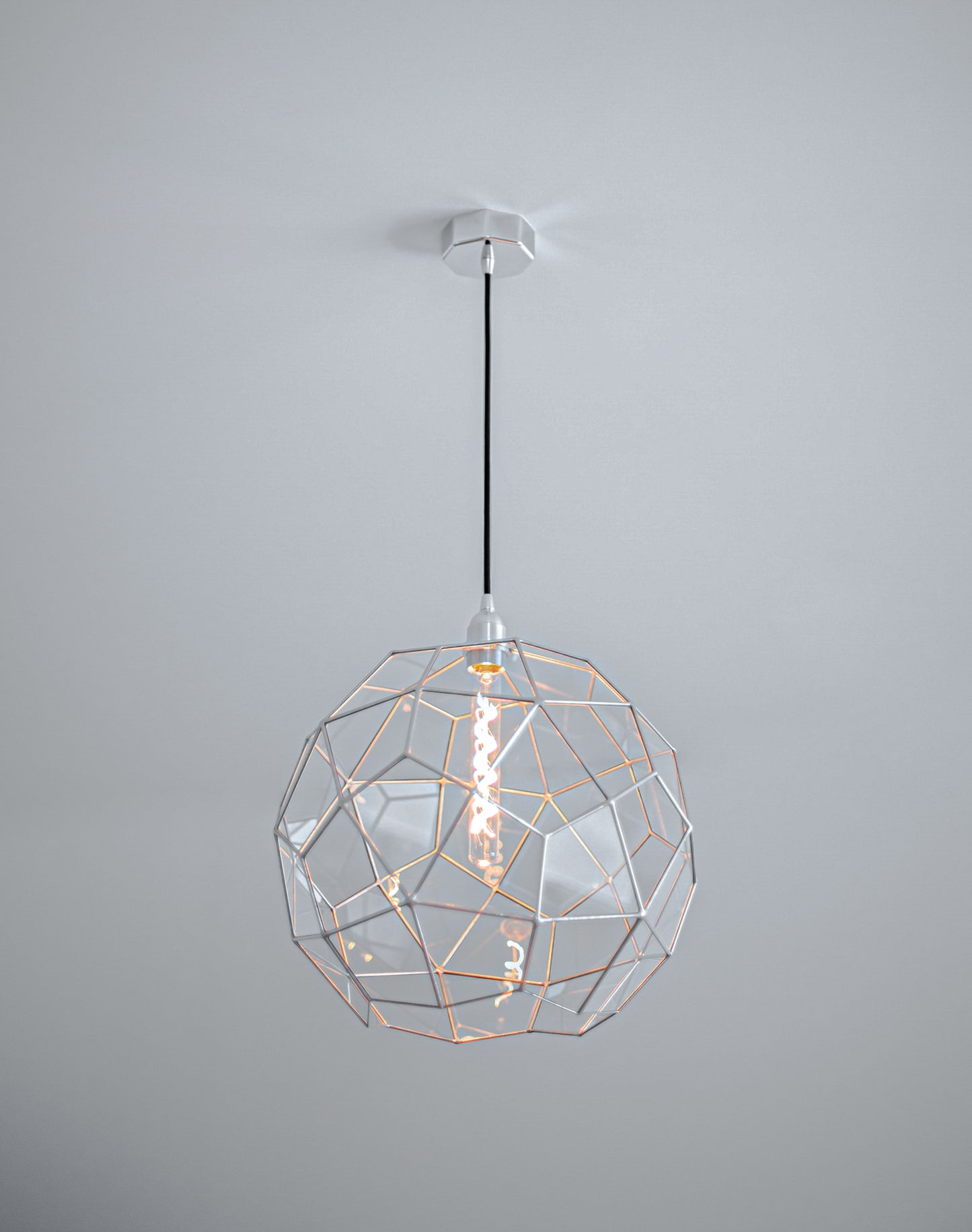 Geocrystal Earth Geometric Glass Chandelier