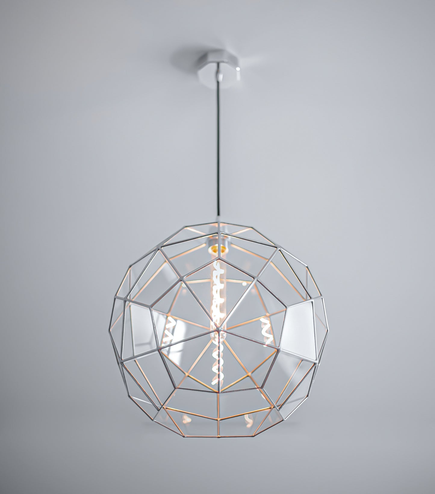 Geocrystal Earth Geometric Glass Chandelier