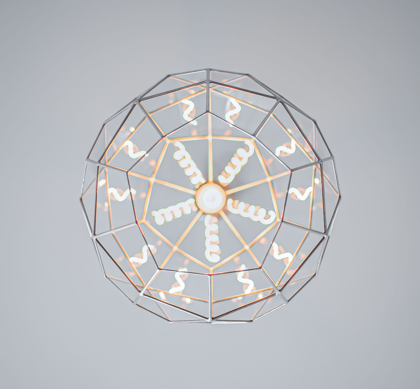 Geocrystal Earth Geometric Glass Chandelier