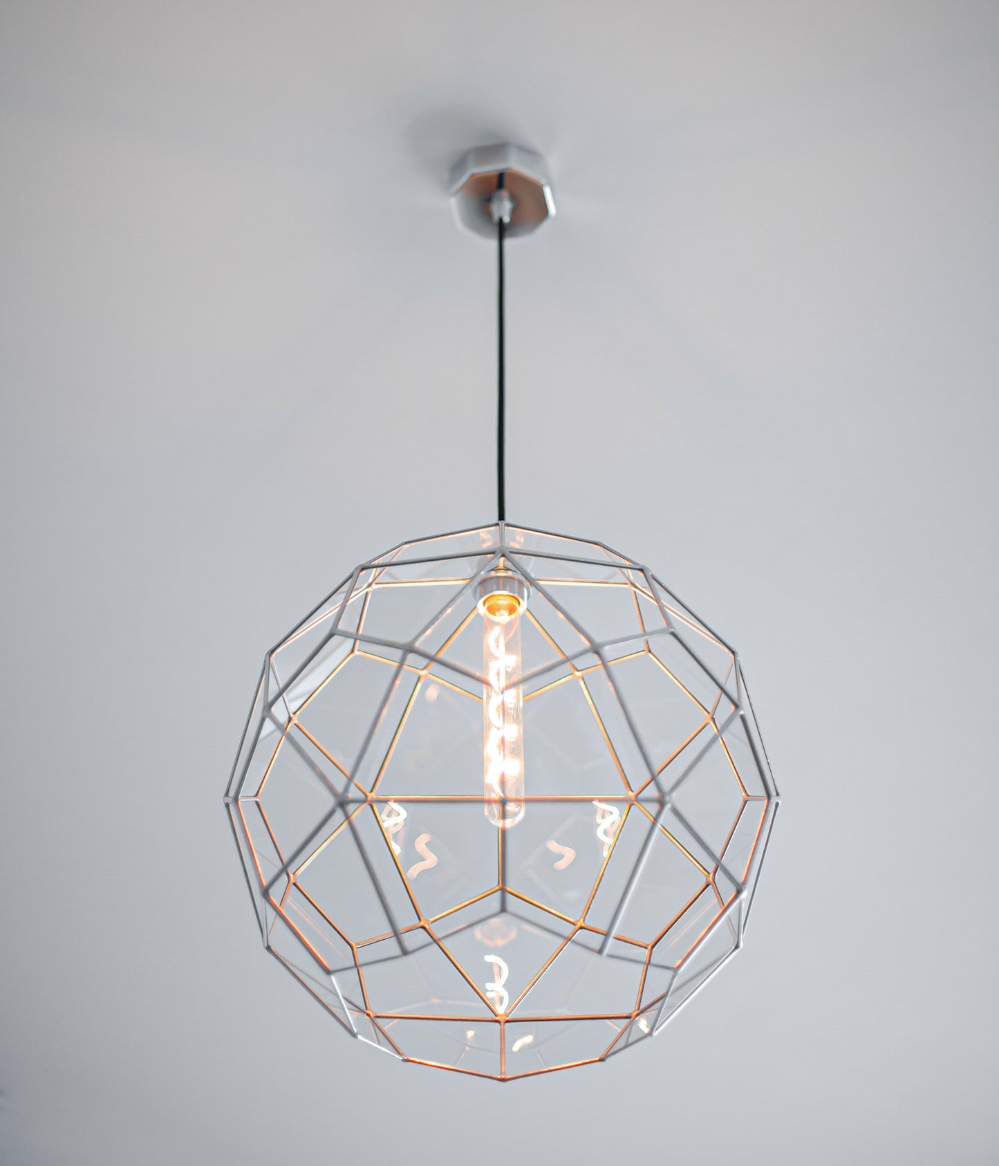 Geocrystal Earth Geometric Glass Chandelier