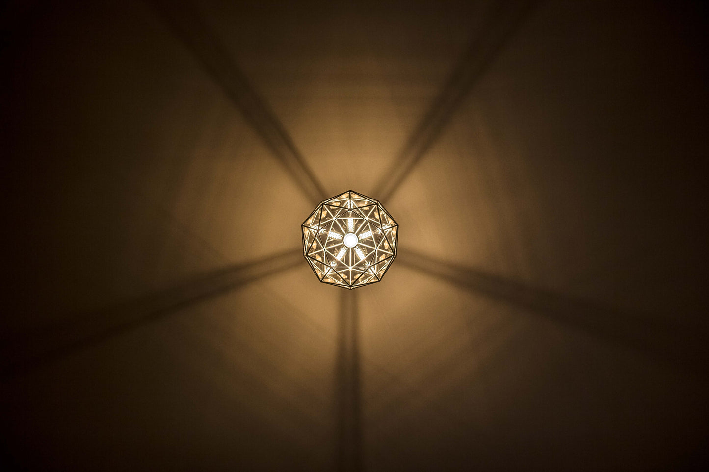 Stereometric Universe Geometric Chandelier