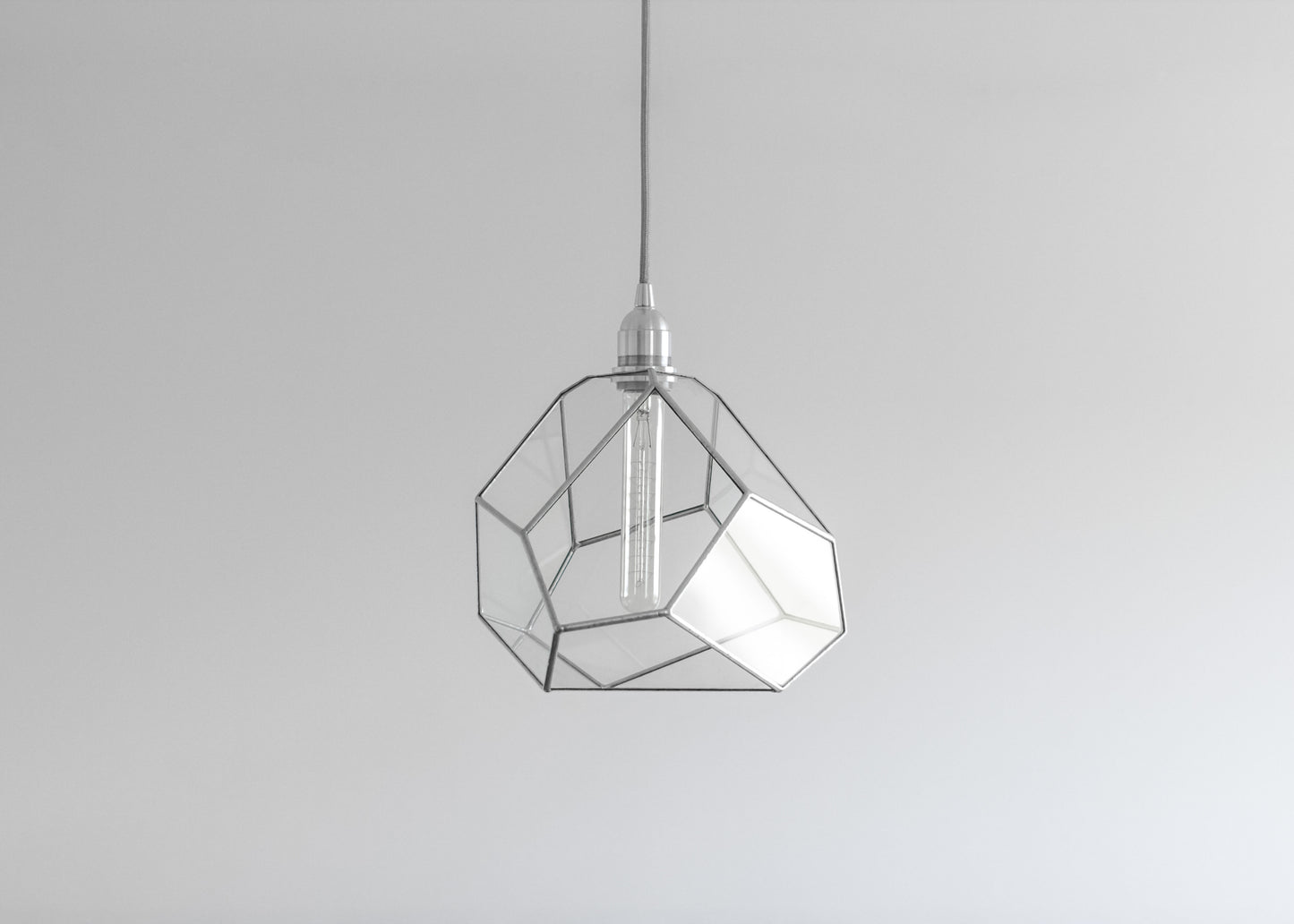 Spatial Crystallising Glass Chandelier