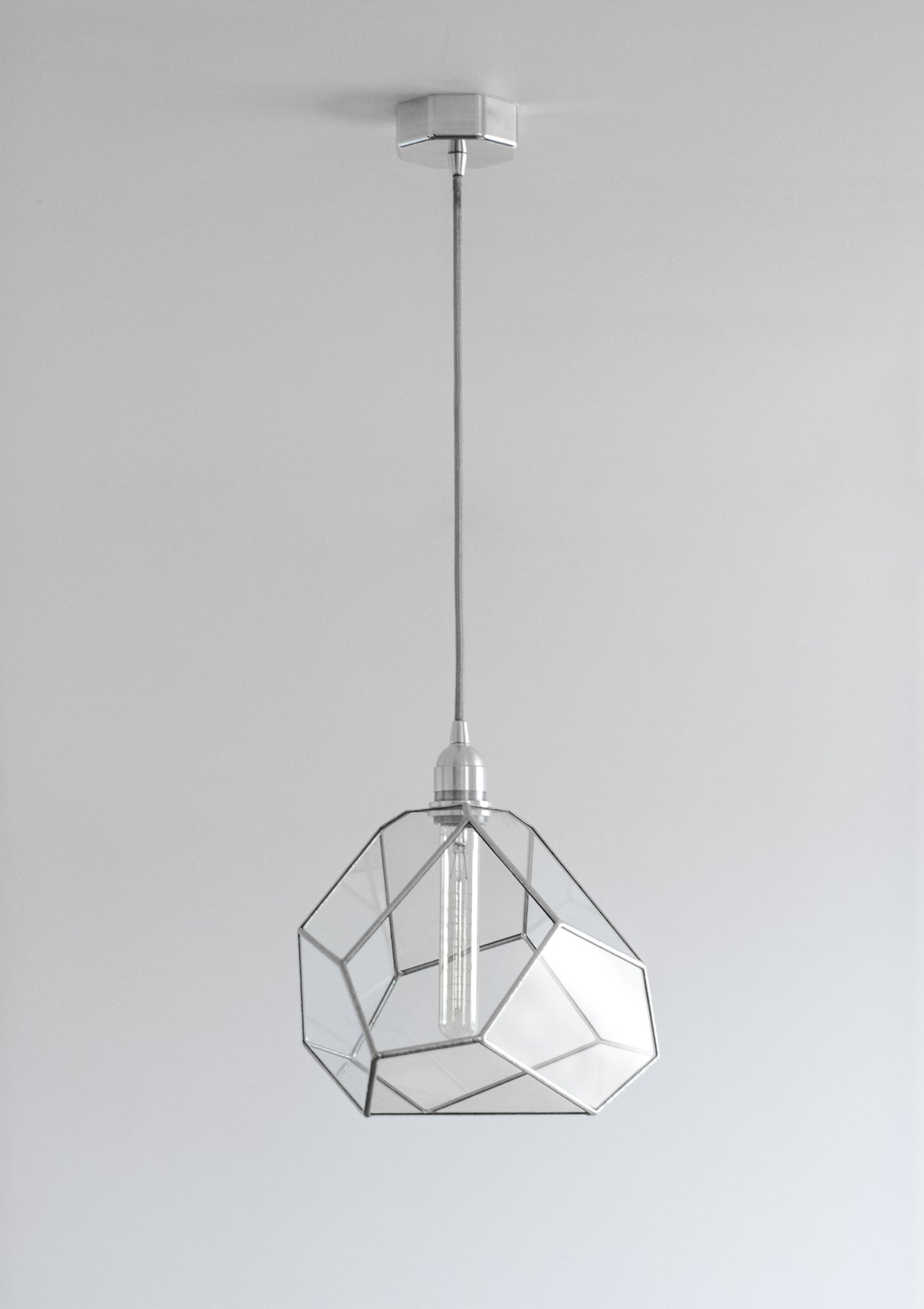 Spatial Crystallising Glass Chandelier