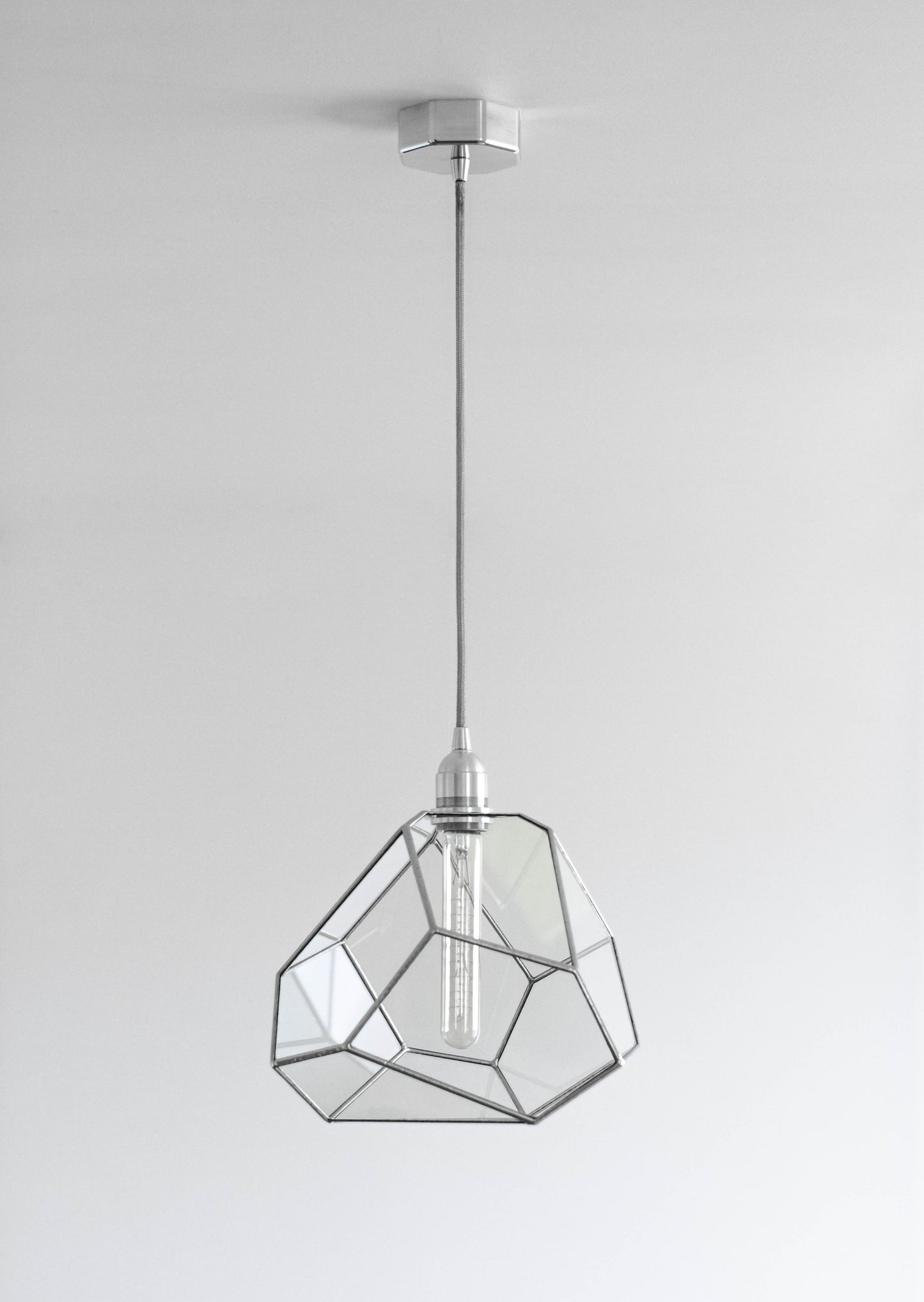 Spatial Crystallising Glass Chandelier