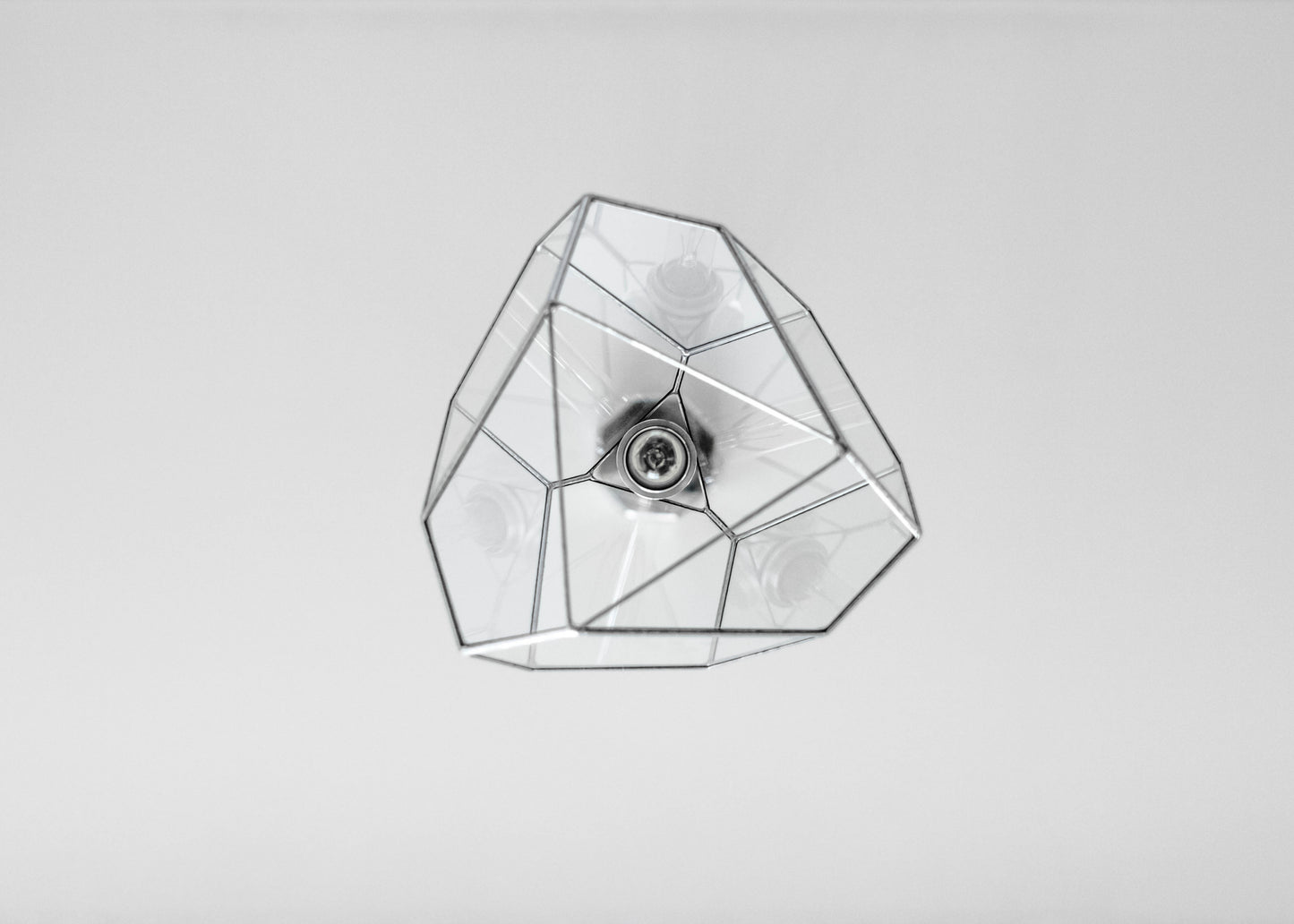 Spatial Crystallising Glass Chandelier