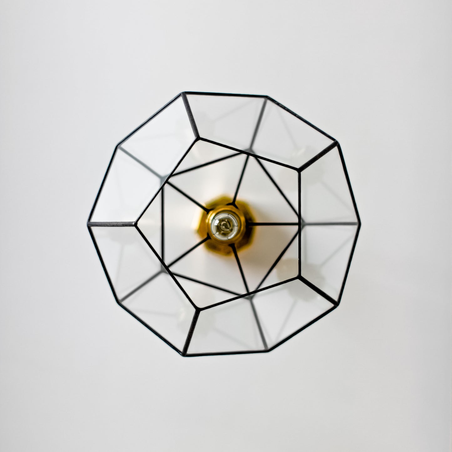 Dodecahedron Glass Chandelier