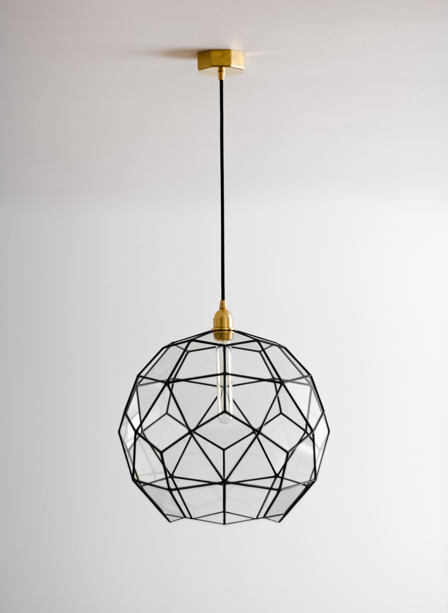 Geocrystal Earth Geometric Glass Chandelier