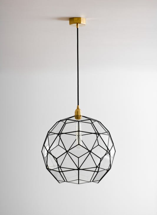 Geocrystal Earth Geometric Glass Chandelier