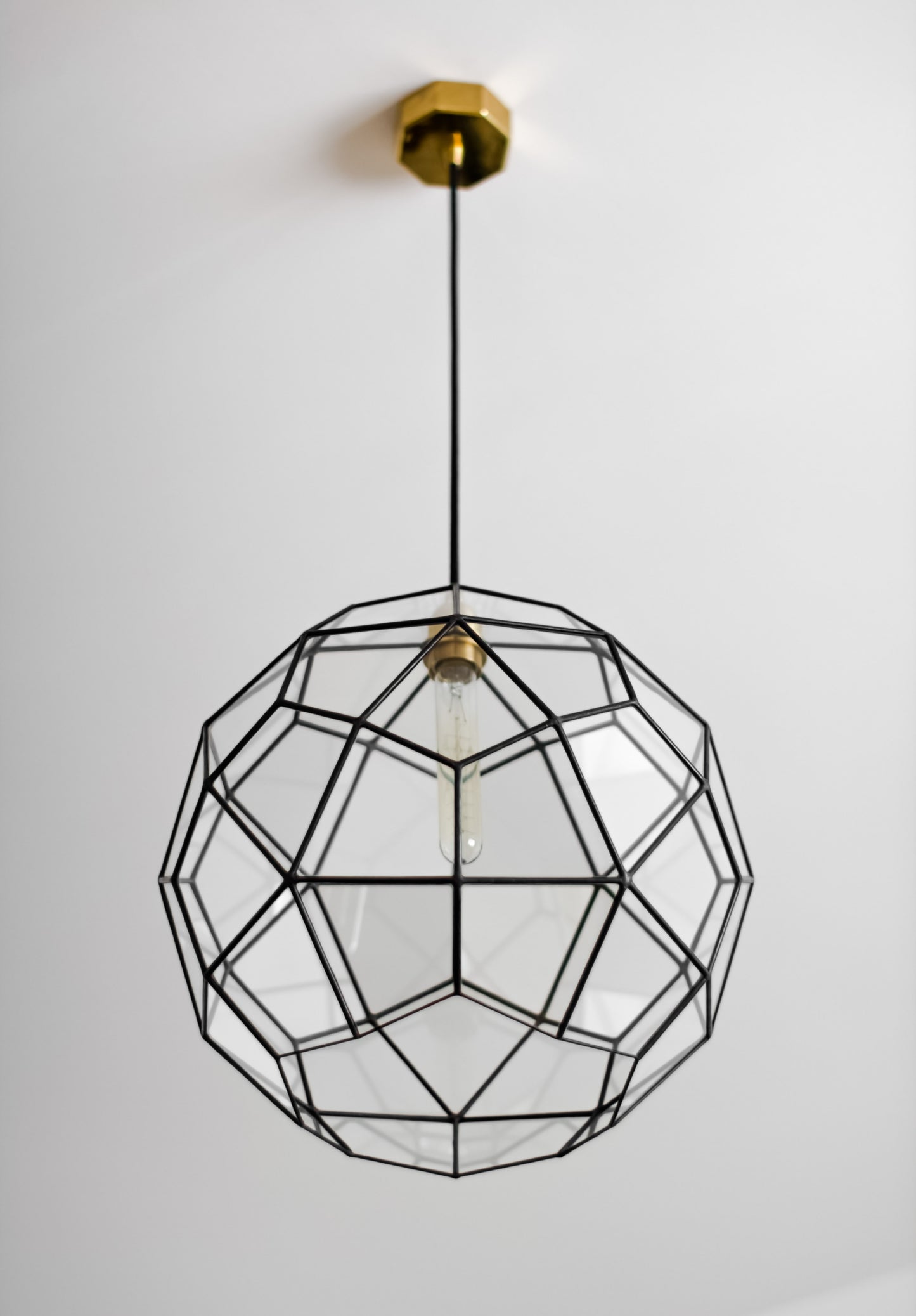Geocrystal Earth Geometric Glass Chandelier