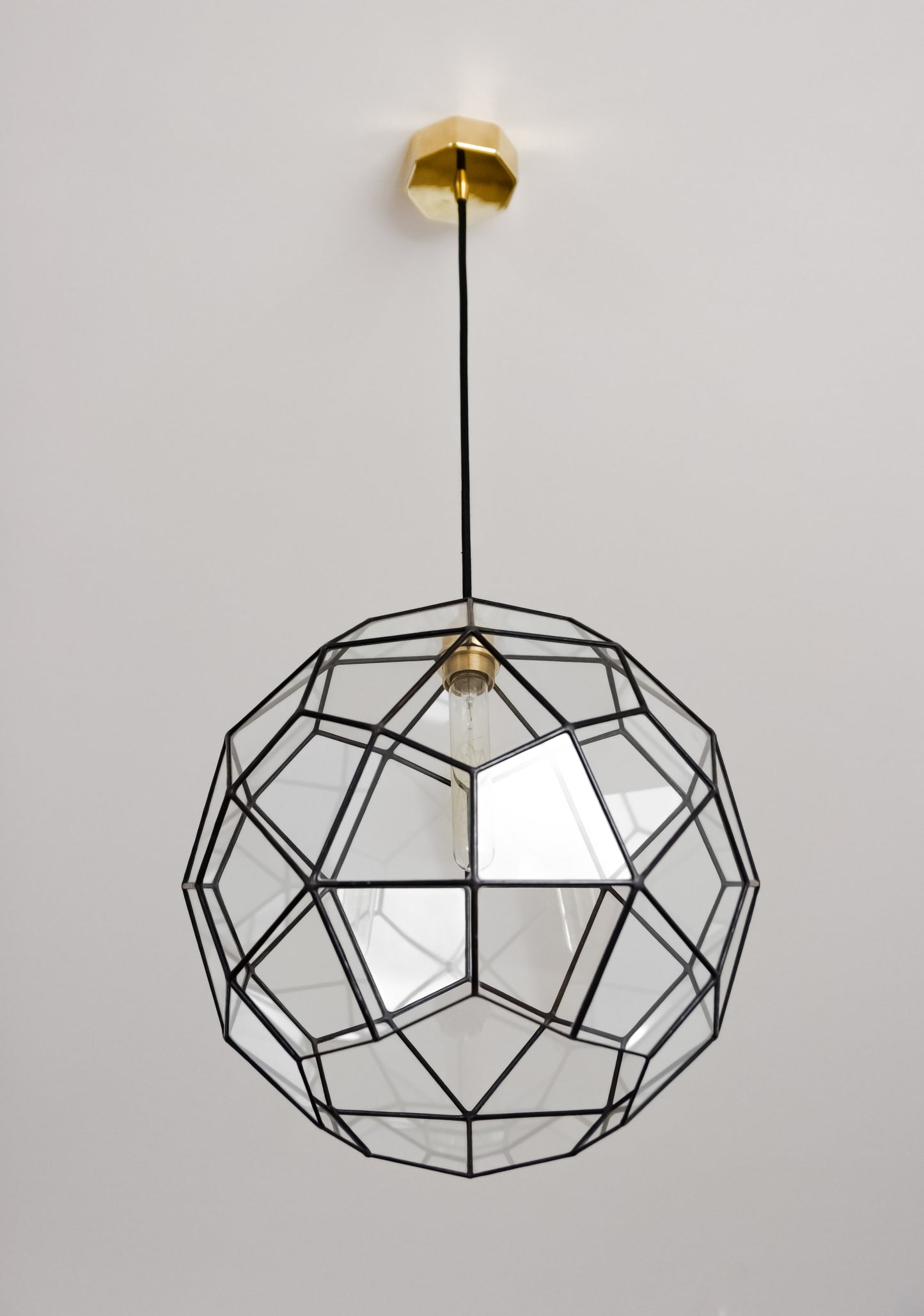 Geocrystal Earth Geometric Glass Chandelier
