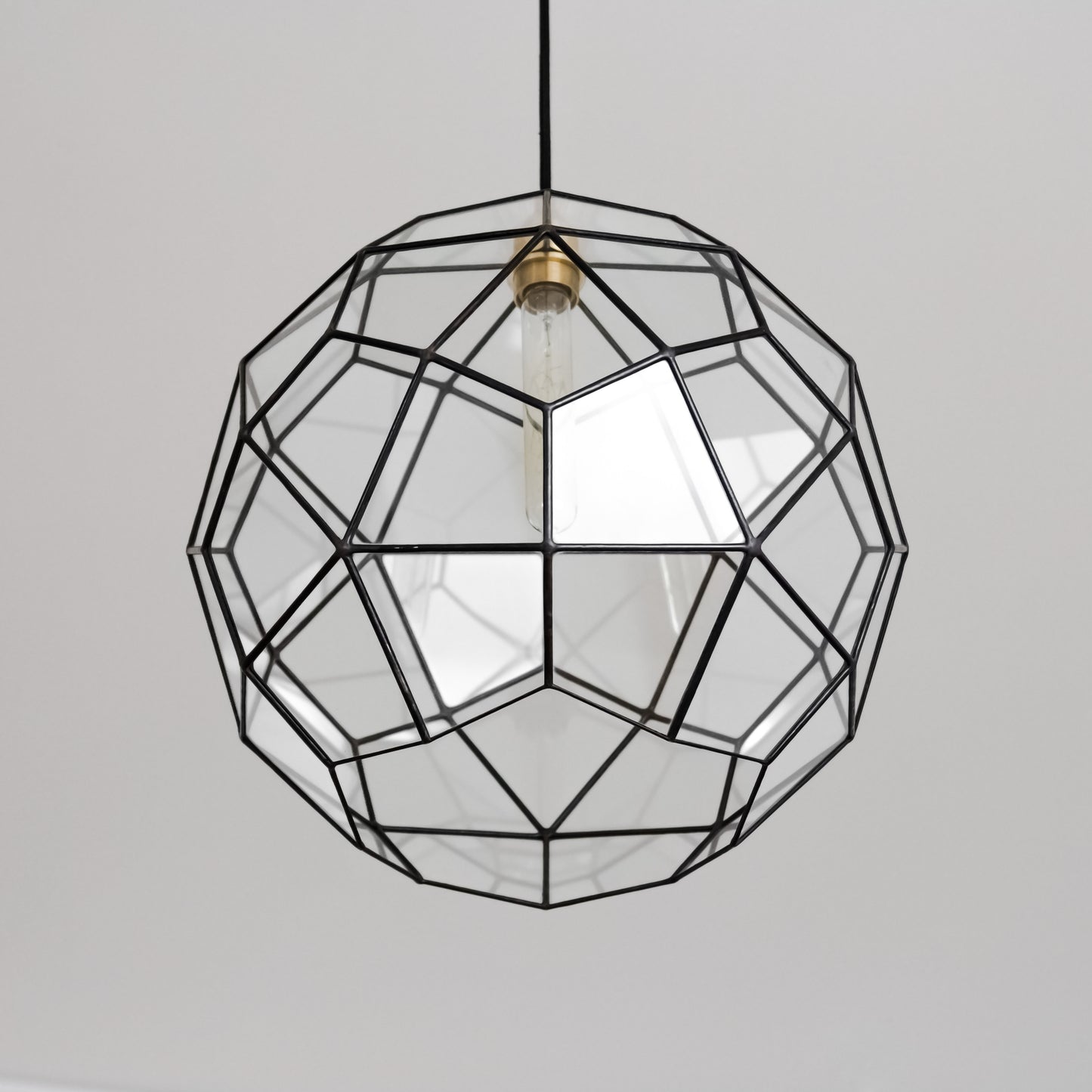 Geocrystal Earth Geometric Glass Chandelier