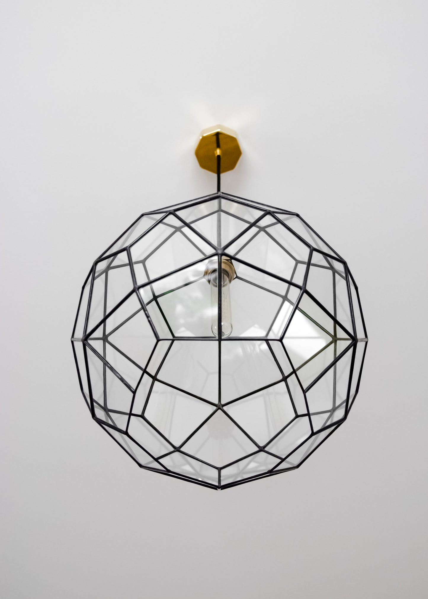 Geocrystal Earth Geometric Glass Chandelier