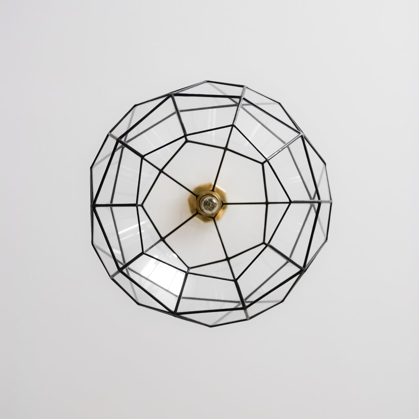 Geocrystal Earth Geometric Glass Chandelier