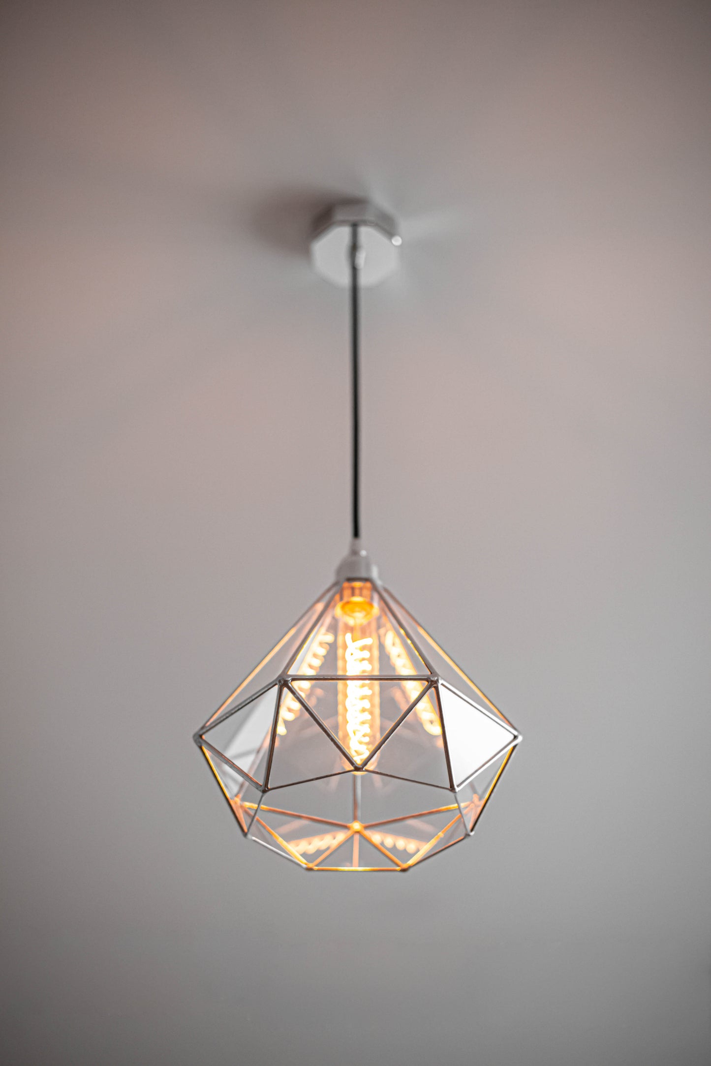 Diamond Geometric Lamp