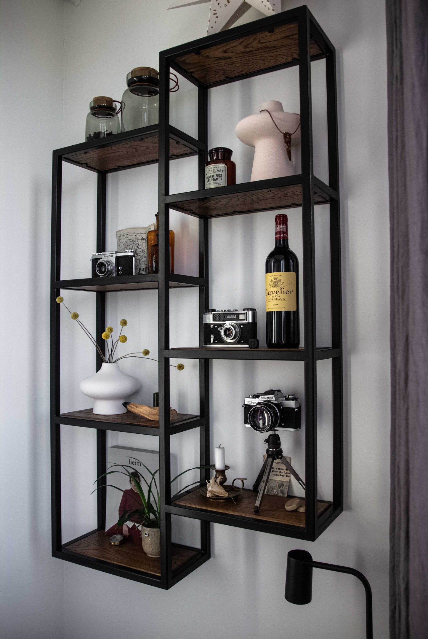 Metal shelf