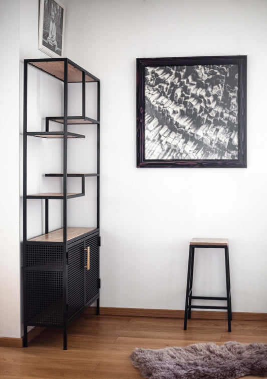 Metal shelf